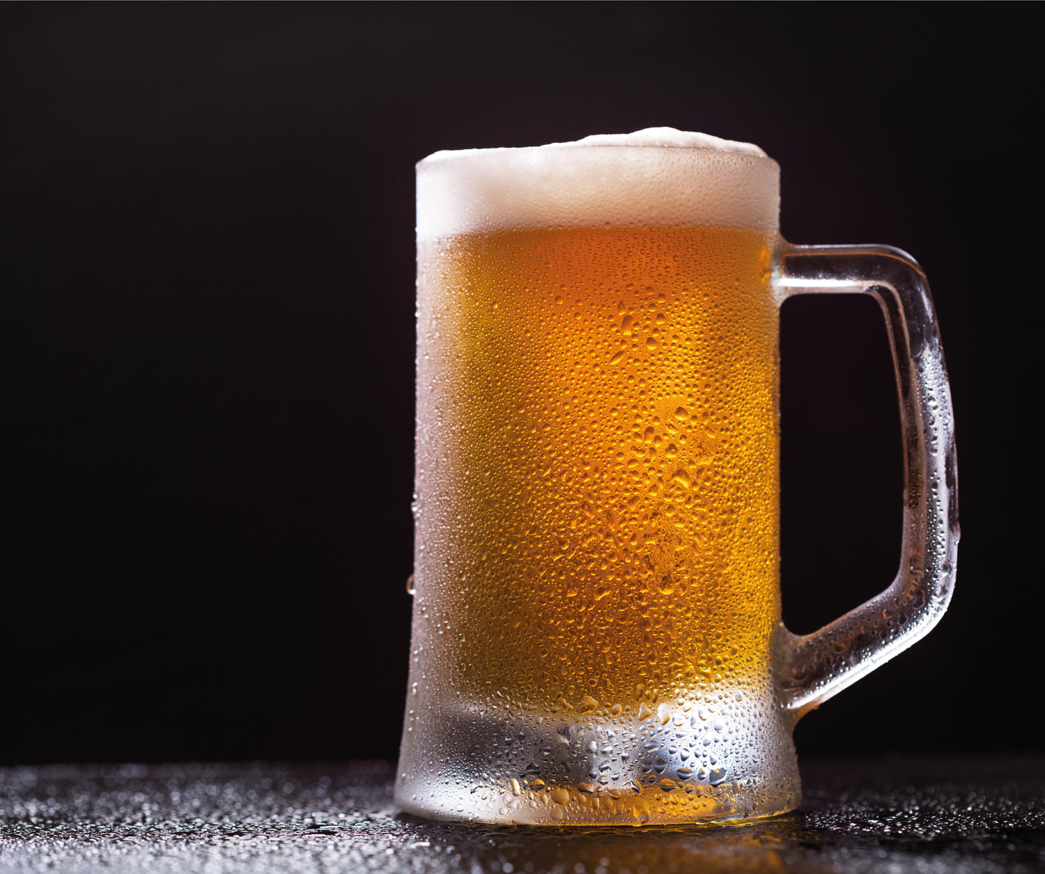 Pint of beer in jug