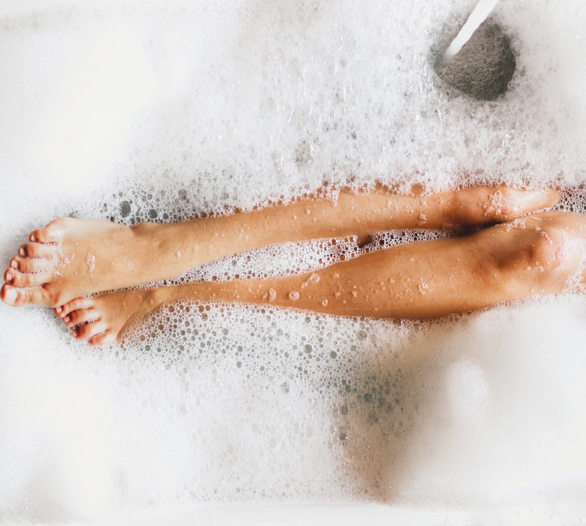woman in bath